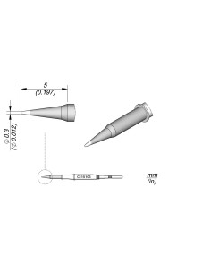 CARTUCHO JBC CONICAL 0.3 S1