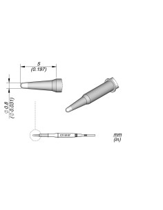 CONICAL CARTIDGE 0.8MM