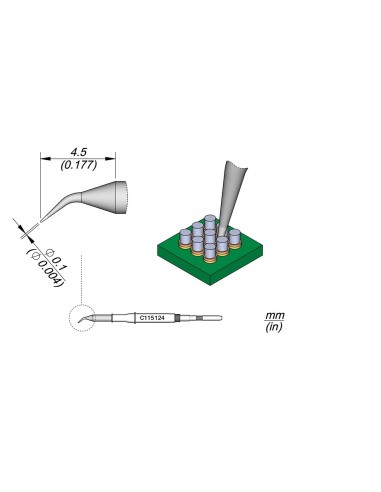CARTUCHO CURVADO D0.1