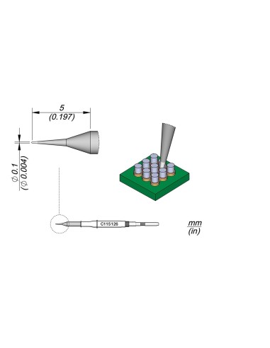 CONICAL CARTRIDGE D0.1