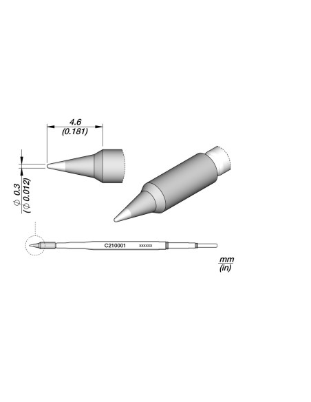 CONICAL CARTRIDGE 0.3