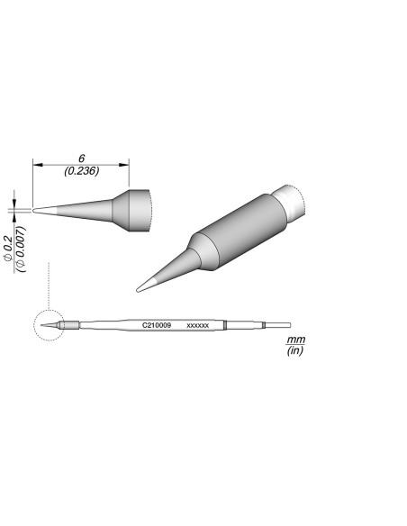 CONICAL CARTRIDGE 0.2