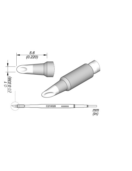 SPOON CARTRIDGE 1MM