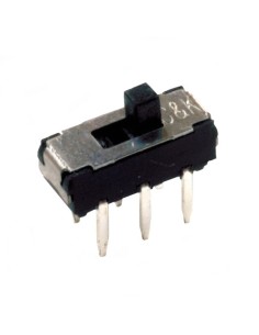 CONMUTADOR DESLIZANTE ON-ON DPDT 2CIRCUITOS 2 POSICIONES