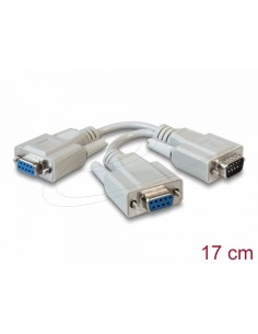 Adaptador Serie D-Sub9 M/H 17 cm
