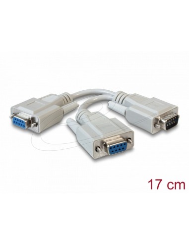 Adaptador Serie D-Sub9 M/H 17 cm