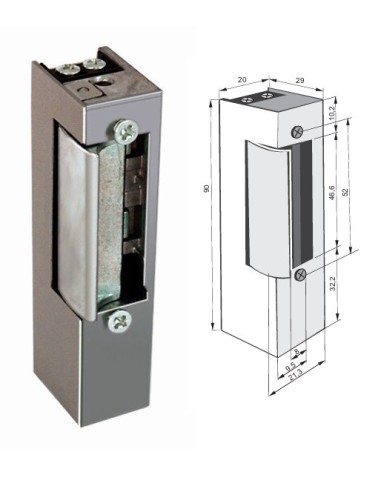 CERRADURA ELECTRICA 12÷24V AC÷DC