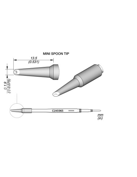 Mini Spoon Cartridge Ø 1.9