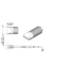 CHISEL CARTRIDGE 6.6X1.8 HT