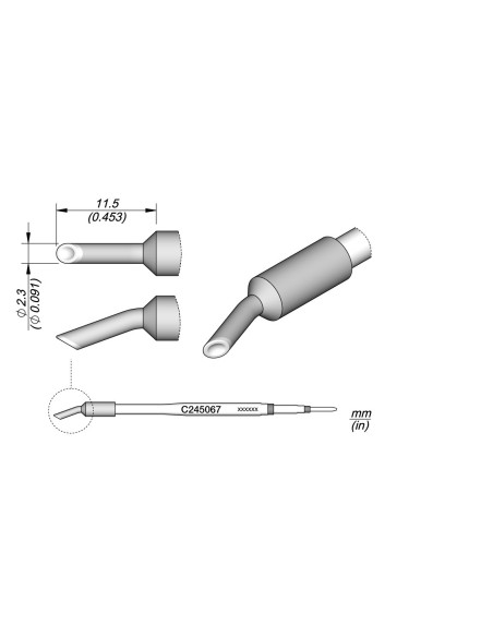SPOON CARTRIDGE 2.3MM