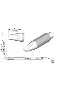 CHISEL CARTRIDGE 2.4X0.6 HT