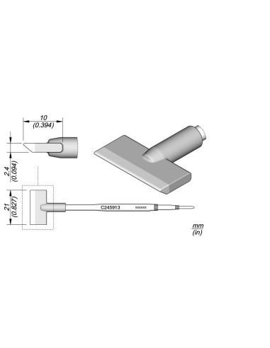BLADE CARTRIDGE 21MM