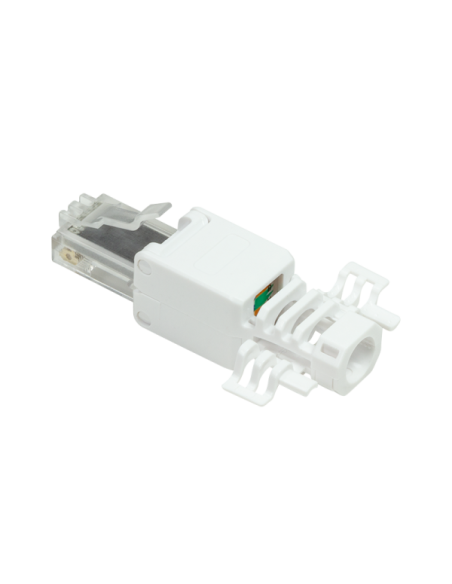 Conector RJ45, Cat.6A, montaje sin herramientas