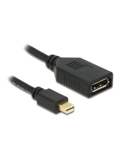 ADAPTADOR MINI DP - DP 4K NEGRO