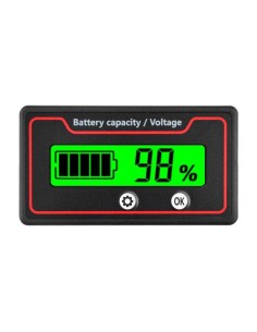 TESTER-VOLTIMETRO-INDICADOR DE BATERIAS PB & Litio de 12V÷72V