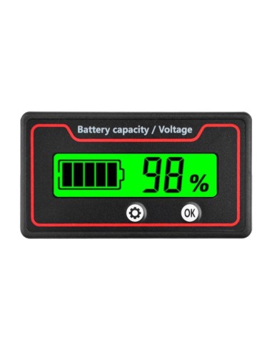 TESTER-VOLTIMETRO-INDICADOR DE BATERIAS PB & Litio de 12V÷72V