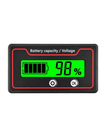 TESTER-VOLTIMETRO-INDICADOR DE BATERIAS PB & Litio de 12V÷72V