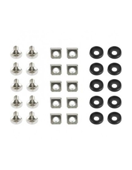 KIT DE 10 CONJUNTOS TORNILLERIA RACK 19"