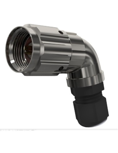 CONECTOR MACHO AEREO CODO 3-PINS T-10 CON RACOR 10A 280V