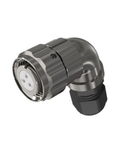 CONECTOR HEMBRA AEREO CODO 3-PINS T-10 CON RACOR 10A 280V