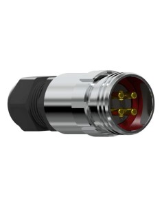 CONECTOR MACHO AEREO 4-PINS T-10 SIN RACOR 10A 280V - PROLONGADOR