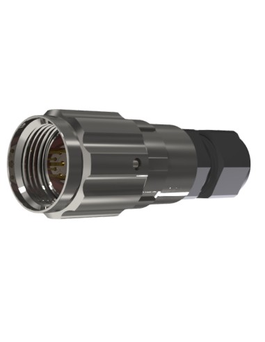 CONECTOR MACHO AEREO 7-PINS T-10 CON RACOR 10A 280V