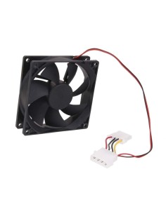 VENTILADOR 12V 80x80mm  CON CONECTOR MOLEX 4P.