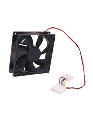 VENTILADOR 12V 80x80mm  CON CONECTOR MOLEX 4P.