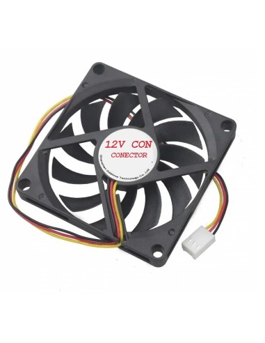 Ventilador 12V 60x60x10mm 3P con conector