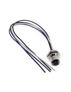 ELKE412 PG9 M9 4PIN BASE HEMBRA CON ROSCA