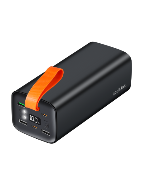 PowerBank de 50000 mAh, QC 3.0 y PD 3.0, 100 W, negro