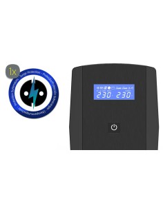 SAI 1560VA Sirius Interactivo con AVR y pantalla LCD 2