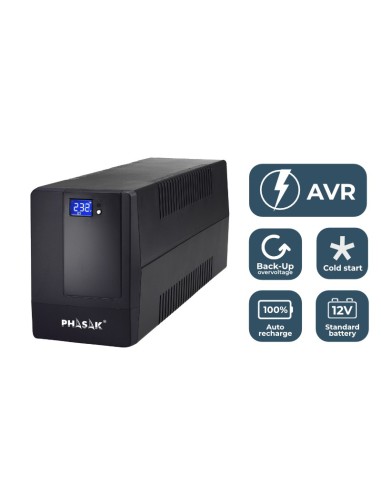 SAI 2000VA Esential Interactivo con USB + RJ45