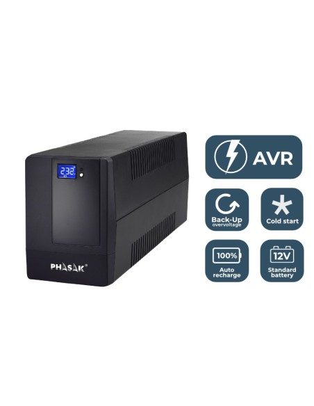 SAI 2000VA Esential Interactivo con USB + RJ45