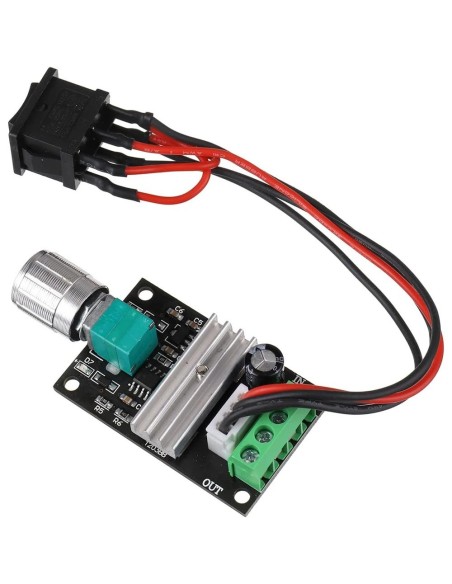 REGULADOR PWM MOTOR DC 3A 6÷28V Con Inversión de Giro