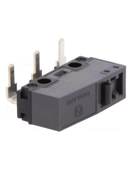 µRRUPTOR 5A 250V FINAL DE CARRERA SIN PALANCA PCB ACODADO