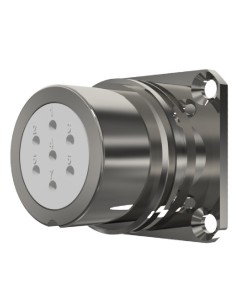 BASE HEMBRA T-20 7-PINS  370V÷1400V  10A  SIN RACOR