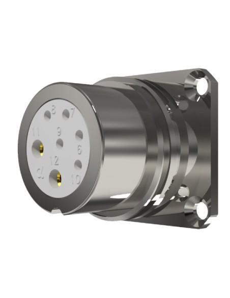 BASE HEMBRA T-20 7-PINS 25A+10A 300V÷1400 SIN RACOR