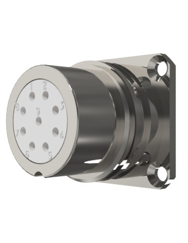 BASE HEMBRA T-20 9-PINS 10A 280V÷1400V   10A   SIN RACOR