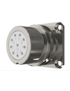 BASE HEMBRA T-20 10-PINS 10A 280V÷1050V SIN RACOR