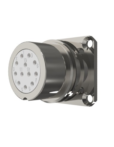 BASE HEMBRA T-20 12-PINS 10A 280V÷1050V SIN RACOR