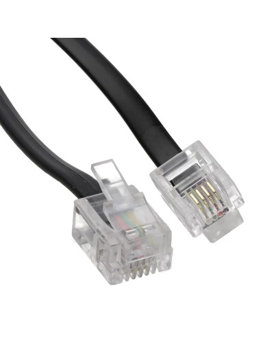 CABLE TELEFONICO  4.5MTS NEGRO RJ11-RJ11