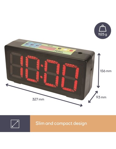 Reloj - Cronómetro LED de pared