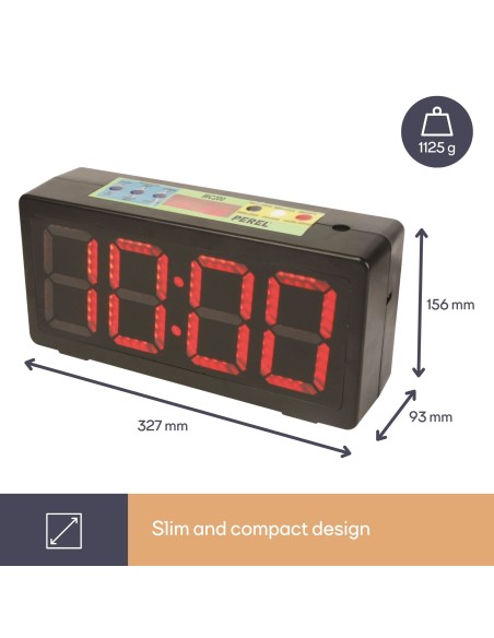 Reloj - Cronómetro LED de pared