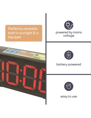 Reloj - Cronómetro LED de pared