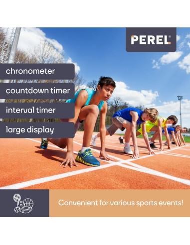 Reloj - Cronómetro LED de pared