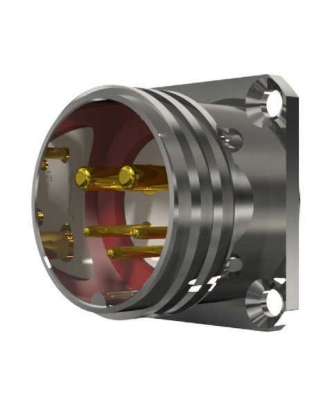 BASE MACHO T-20 5-PINS  25A+10A  370V÷1400V SIN RACOR