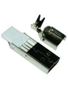 CONECTOR USB MACHO AEREO NEGRO 2