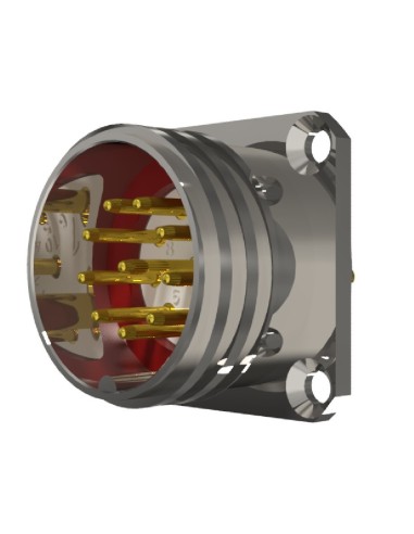 BASE MACHO T-20 10-PINS 10A 280V÷1050V SIN RACOR