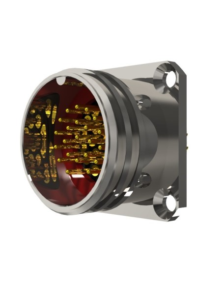 BASE MACHO T-20 22-PINS 7,5A 150V÷2100V SIN RACOR